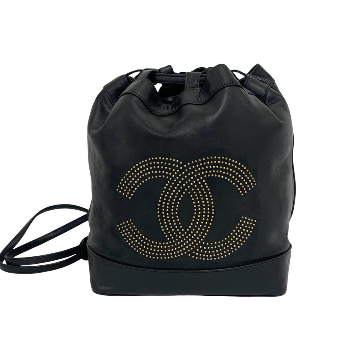Chanel Black Leather Shoulder Bag (Pre-Owned)