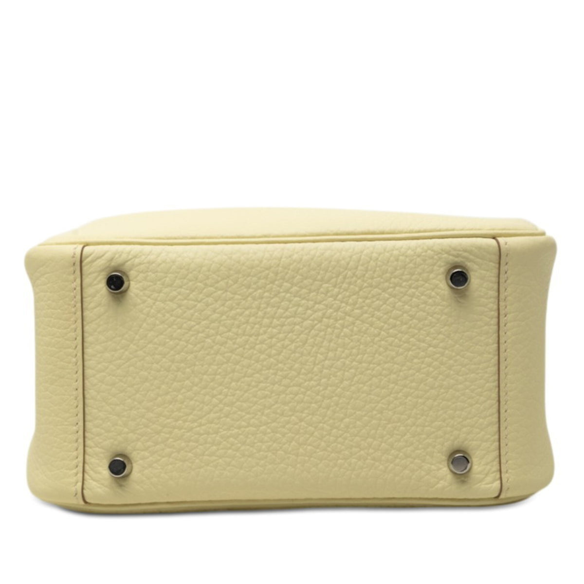 Hermes Lindy Yellow Taurillon Clemence Leather Handbag Shoulder Bag (Pre-Owned)