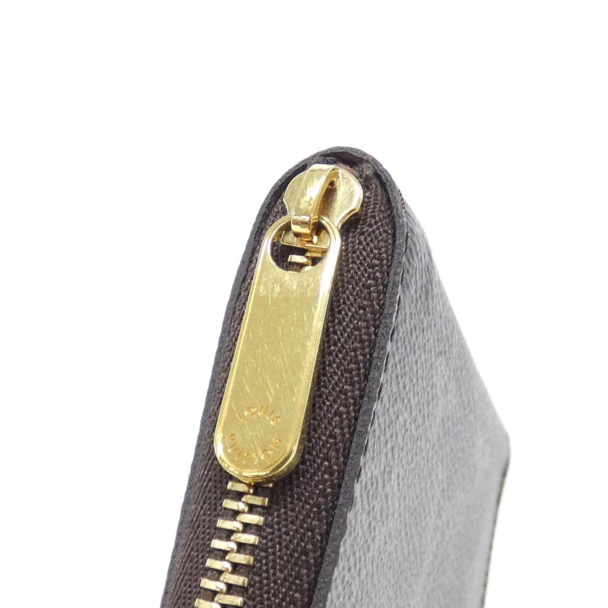 Louis Vuitton Marron Coated Canvas Coin Purse/Coin Case (Pre-Owned)