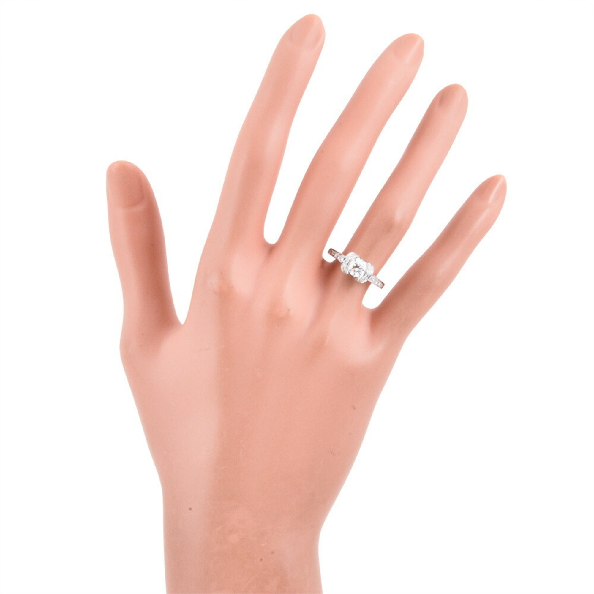 Tiffany Platinum Platinum 950 Band Ring (Pre-Owned)