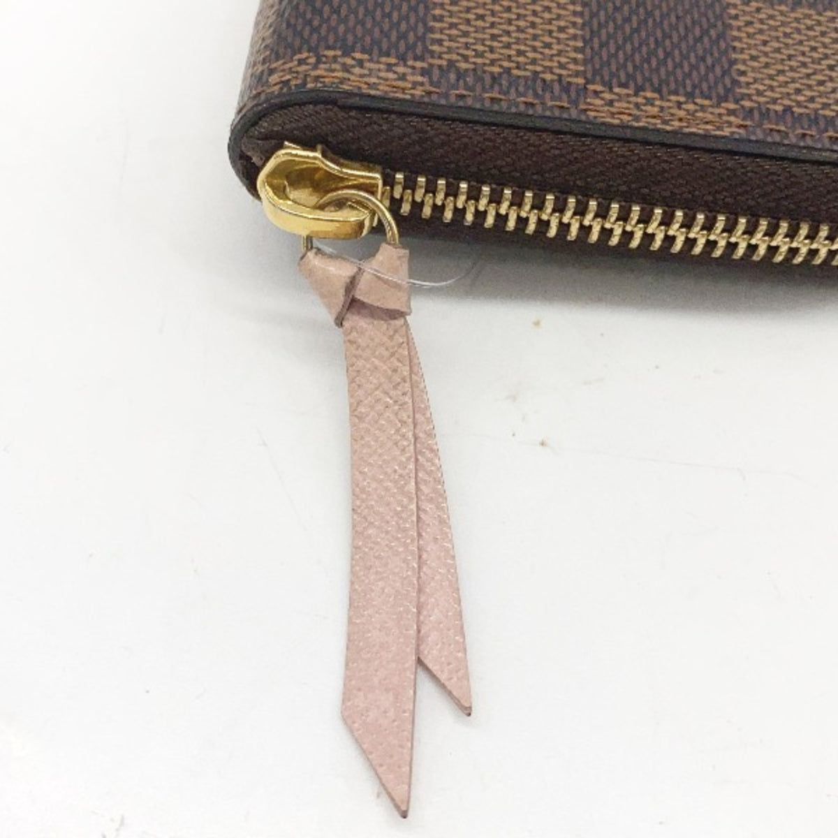Louis Vuitton Rose Ballerine Damier Canvas Long Wallet (Bi-Fold) (Pre-Owned)