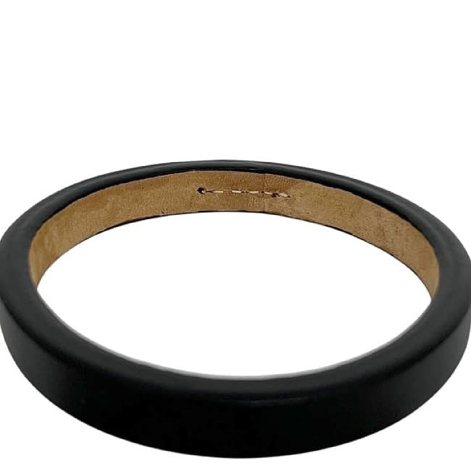 Loewe Black Brown Leather Bangle (Pre-Owned)