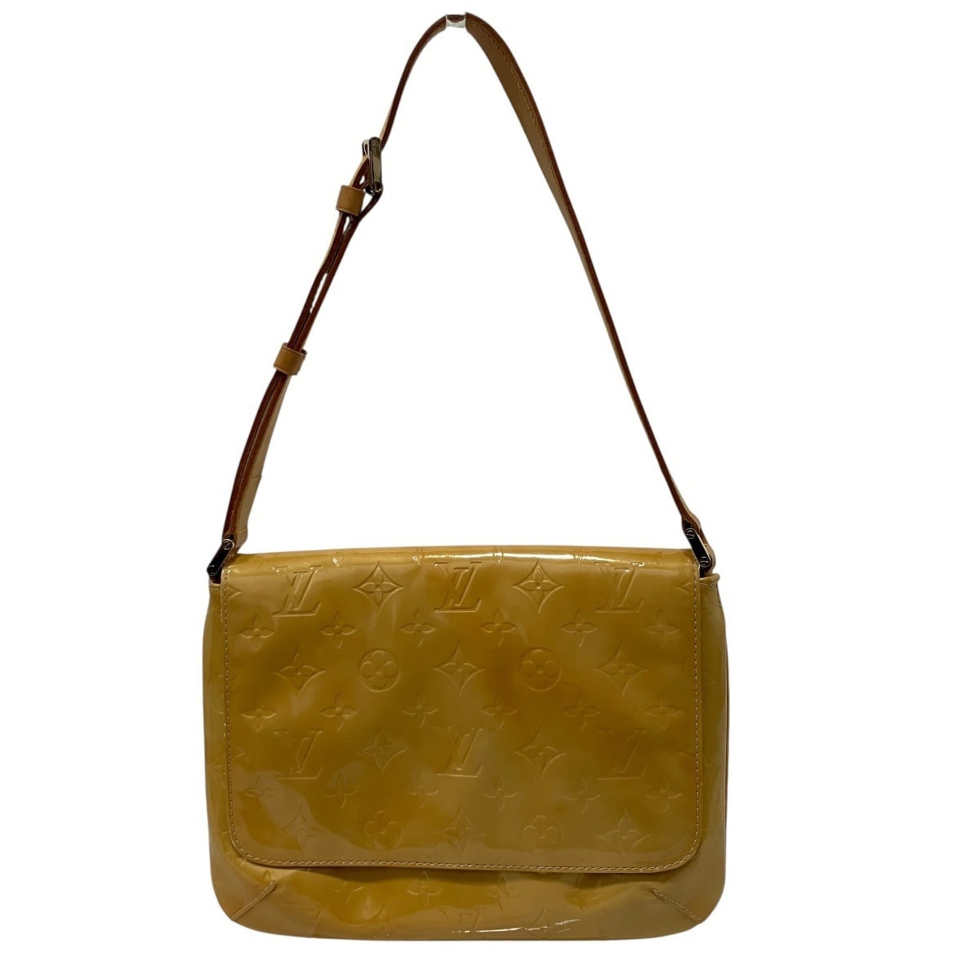 Louis Vuitton Monogram Vernis Lime Yellow Monogram Vernis Shoulder Bag (Pre-Owned)