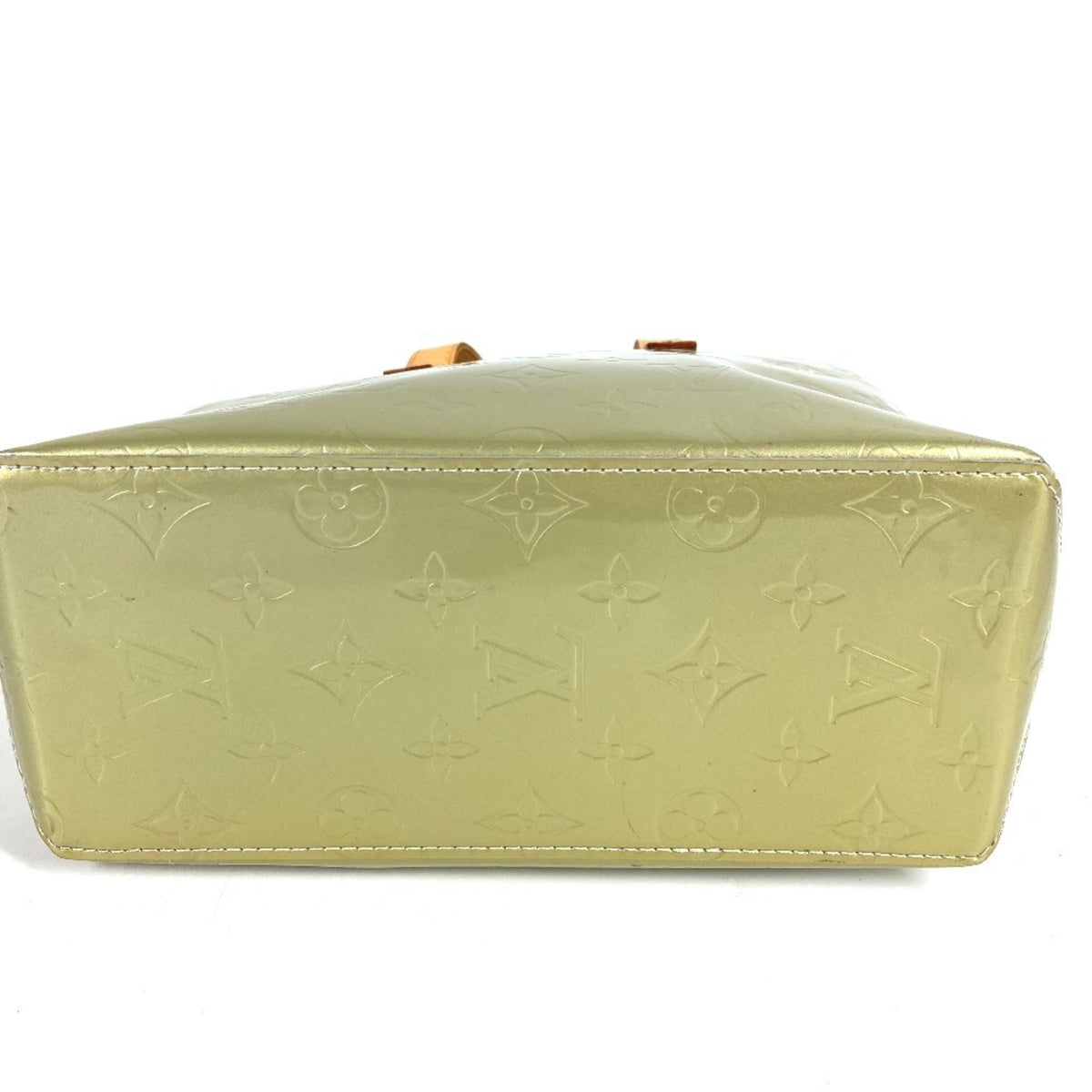 Louis Vuitton Green Monogram Vernis Handbag Tote Bag (Pre-Owned)