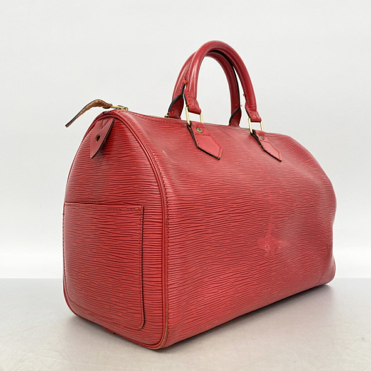 Louis Vuitton Castilian Red Handbag (Pre-Owned)