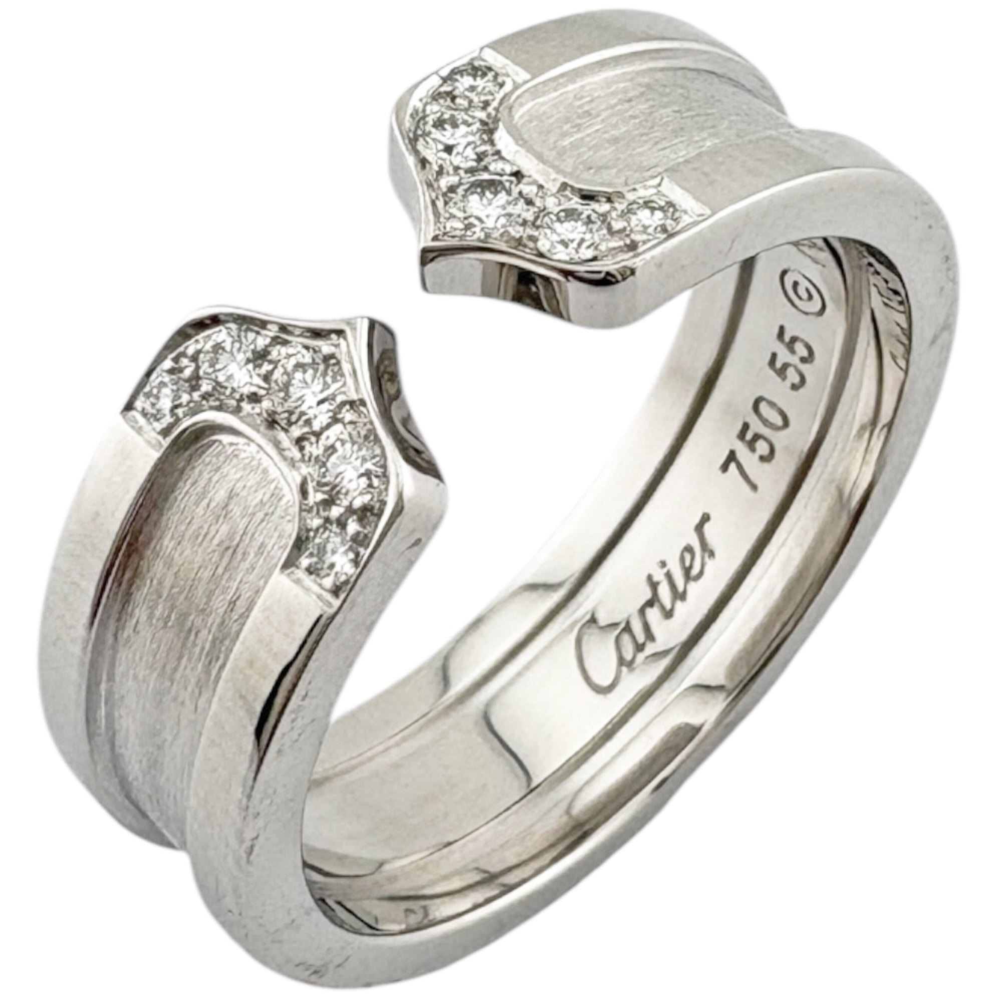 Cartier Silver White Gold (18K) Band Ring (Pre-Owned)