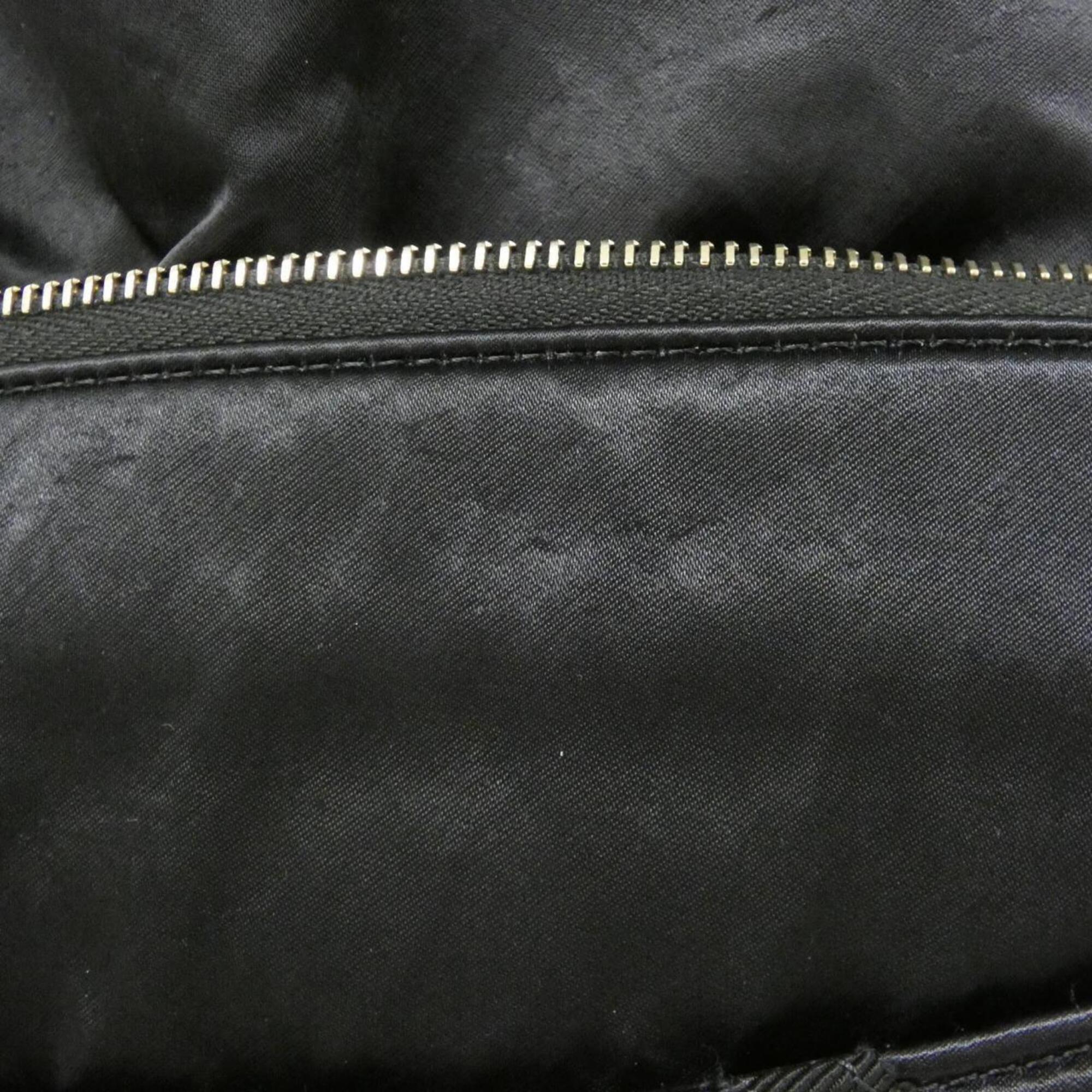 Chanel Black Nylon Handbag (Pre-Owned)