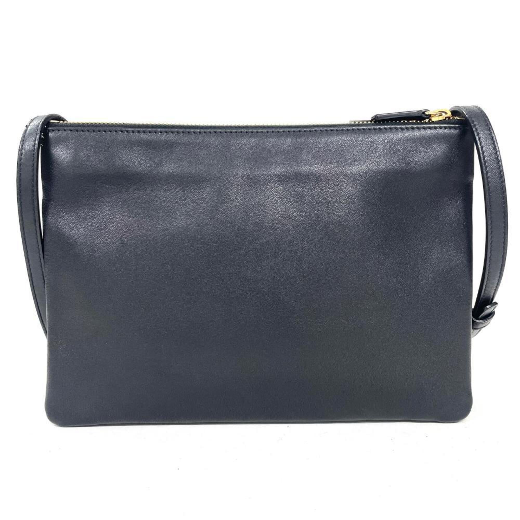 Celine Black Leather Shoulder Bag (Pre-Owned)
