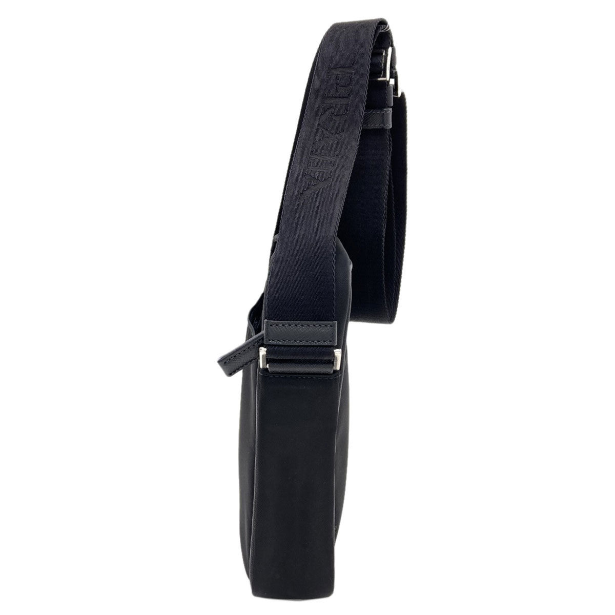 Prada Black Nylon Pouch Shoulder Bag (Pre-Owned)