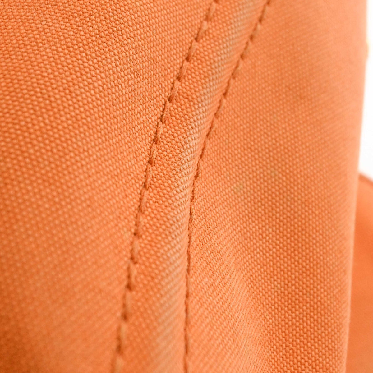 Prada Orange Canvas Handbag Shoulder Bag Tote Bag (Pre-Owned)