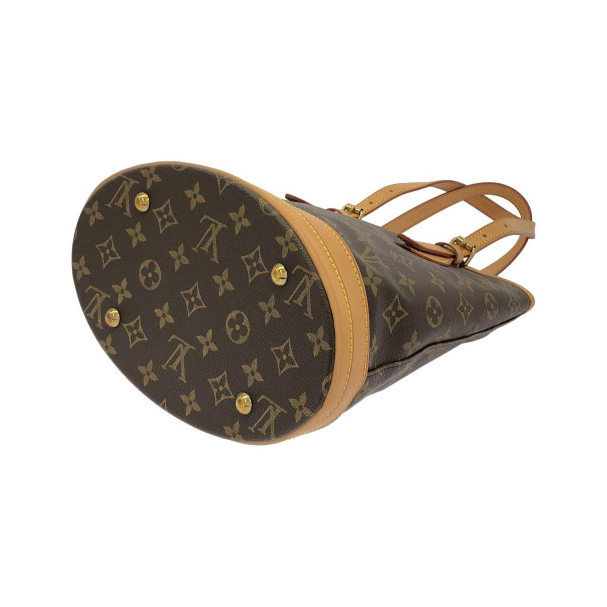 Louis Vuitton Marron Coated Canvas Pouch Shoulder Bag (Pre-Owned)