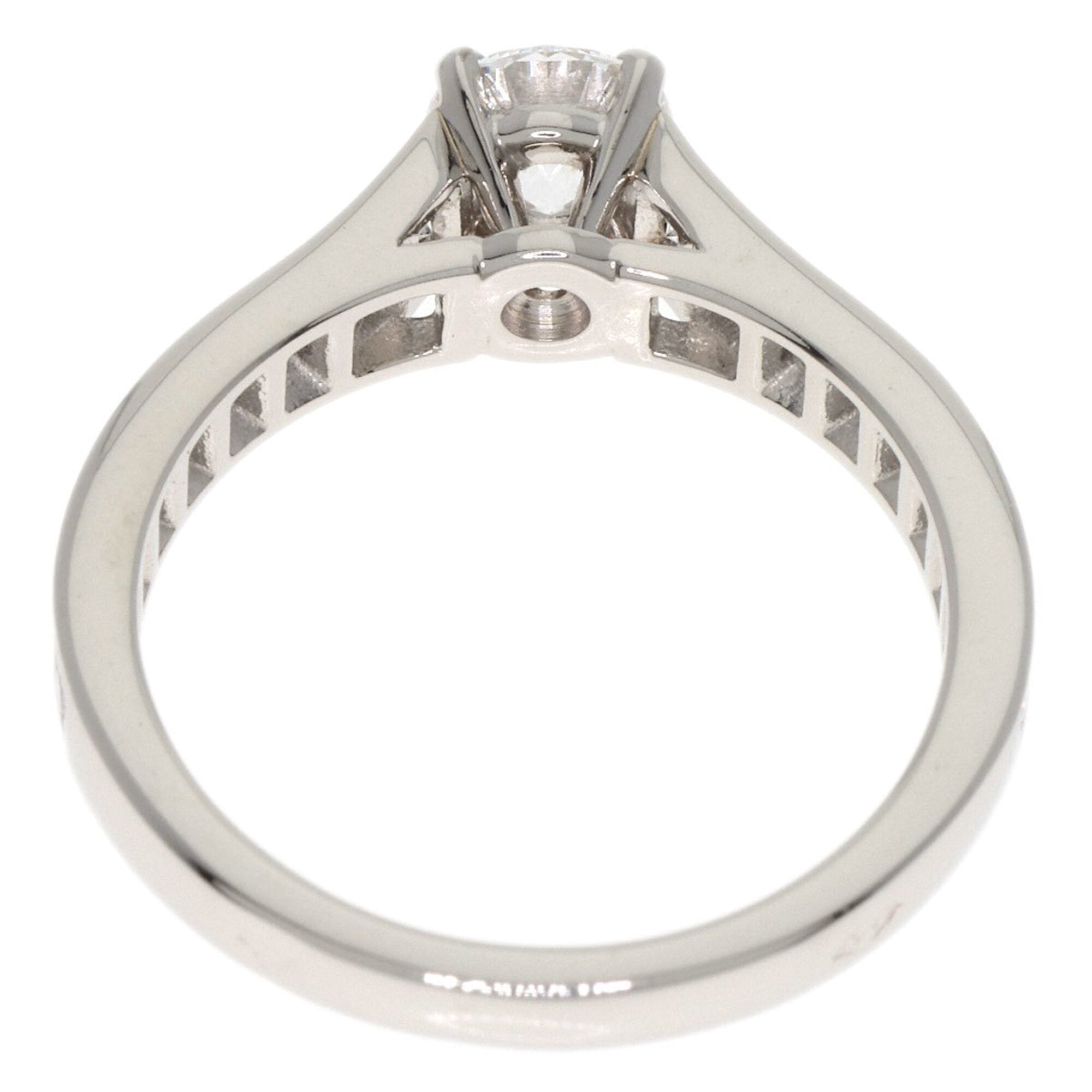 Cartier Platinum Platinum 950 Band Ring (Pre-Owned)