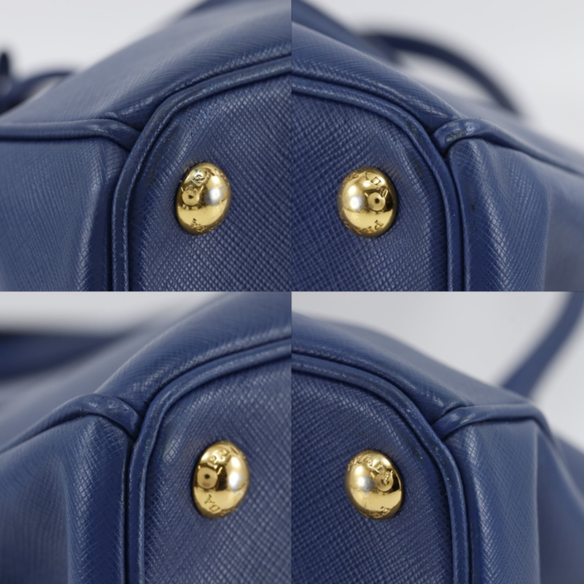 Prada Blue Saffiano Tote Bag (Pre-Owned)