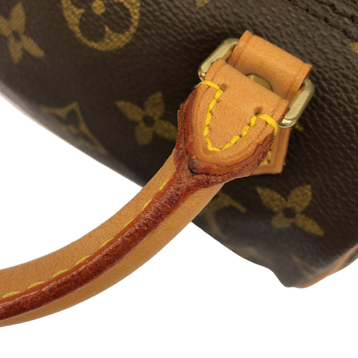 Louis Vuitton Monogram Marron Coated Canvas Boston Bag (Pre-Owned)