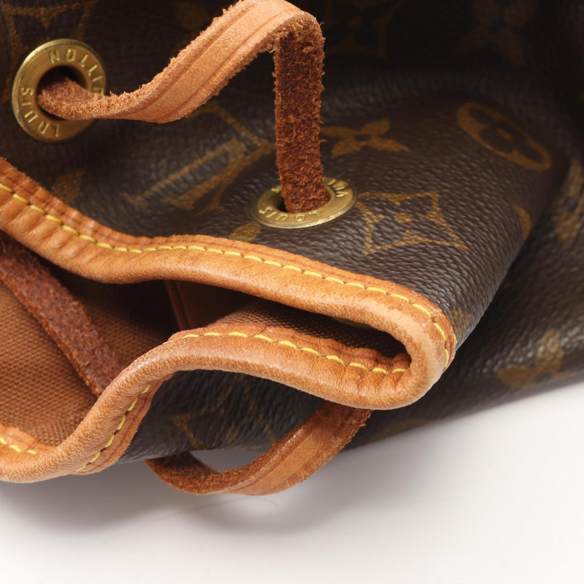 Louis Vuitton Brown Monogram Coated Canvas Pvc Leather Backpack Handbag (Pre-Owned)