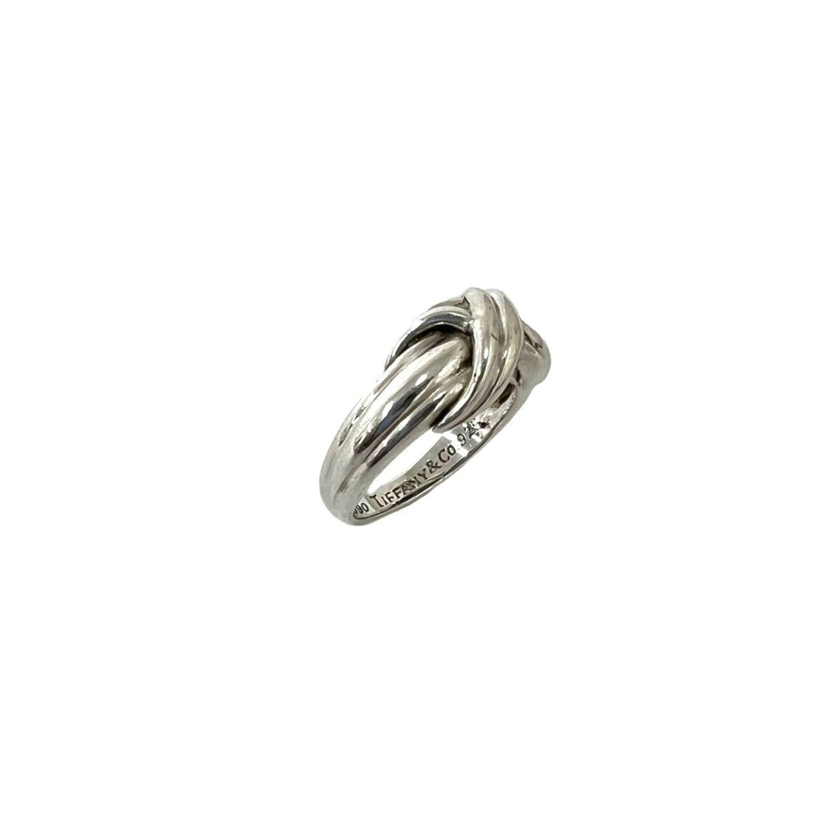 Tiffany Silver Silver 925 Band Ring (Pre-Owned)