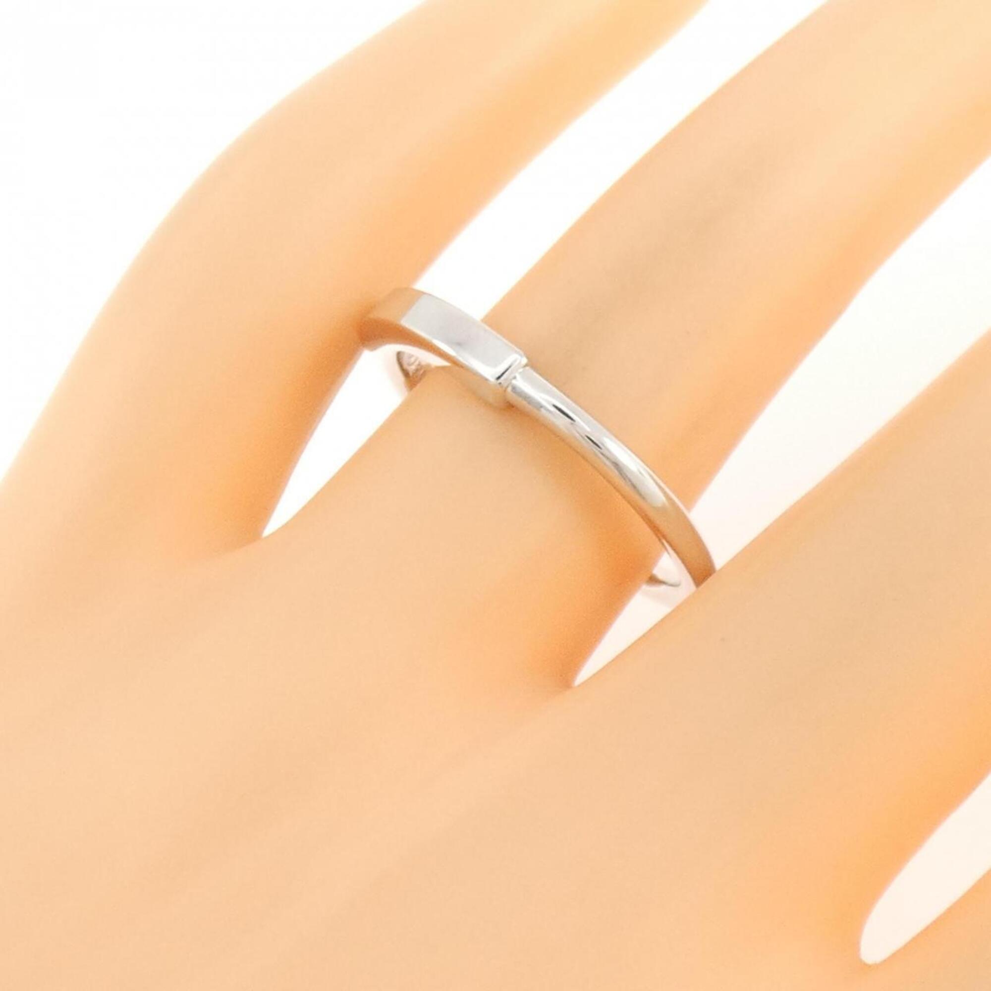 Tiffany White Gold (18K) Band Ring (Pre-Owned)
