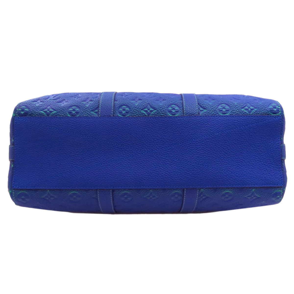Louis Vuitton Blue Green Leather Handbag (Pre-Owned)