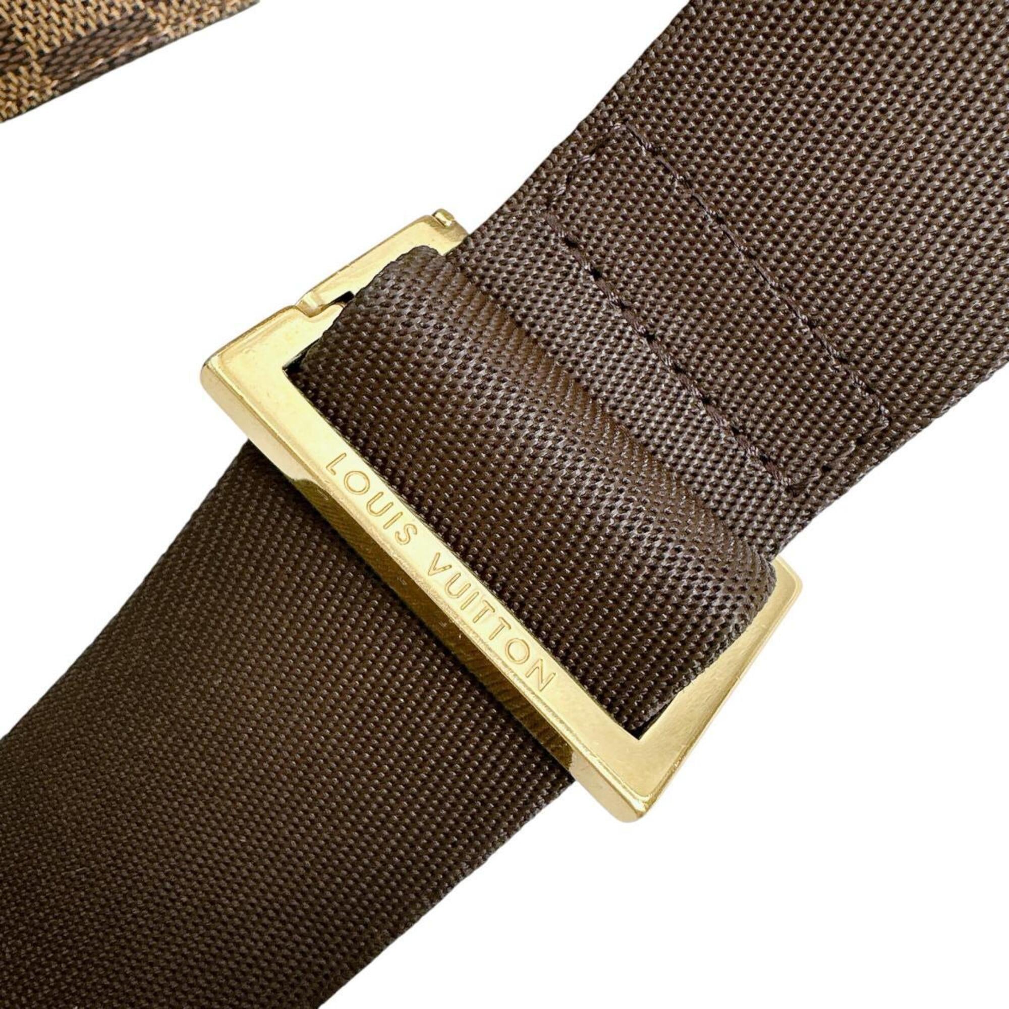 Louis Vuitton Brown Galle Or Damier Canvas Pouch Sling Bag (Pre-Owned)