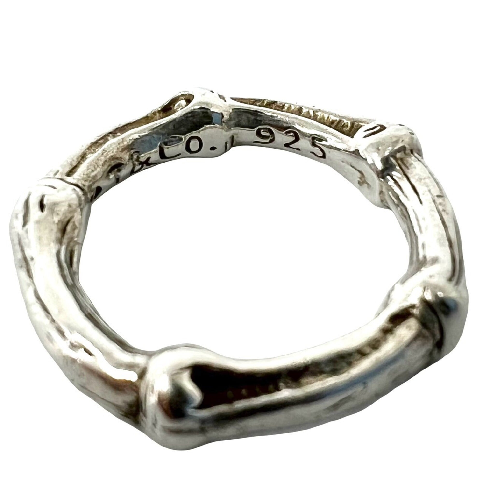 Tiffany Silver Silver 925 Band Ring (Pre-Owned)