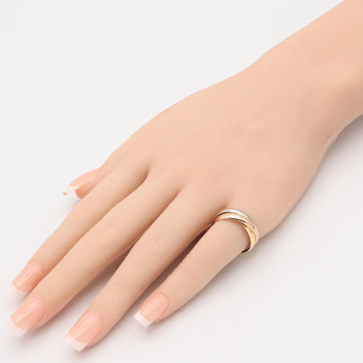 Cartier Gold Silver Yellow Gold (18K) Pink Gold (18K) White Gold (18K) Band Ring (Pre-Owned)