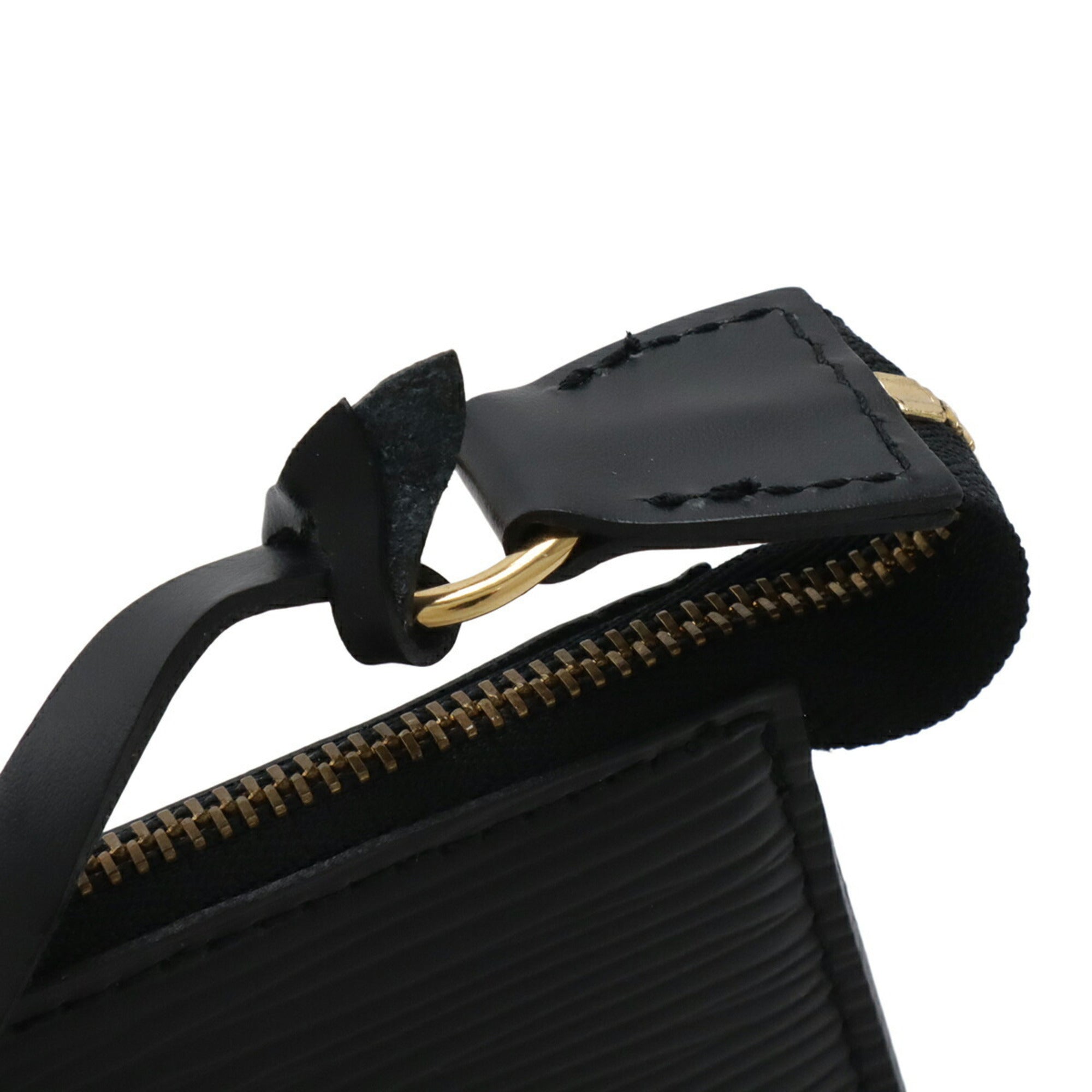 Louis Vuitton Epi Black Noir Epi Leather Handbag Pochette (Pre-Owned)