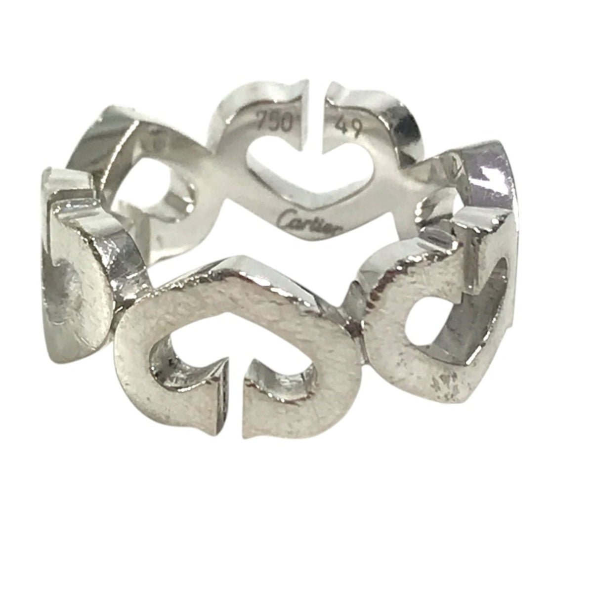 Cartier Silver White Gold (18K) Band Ring (Pre-Owned)