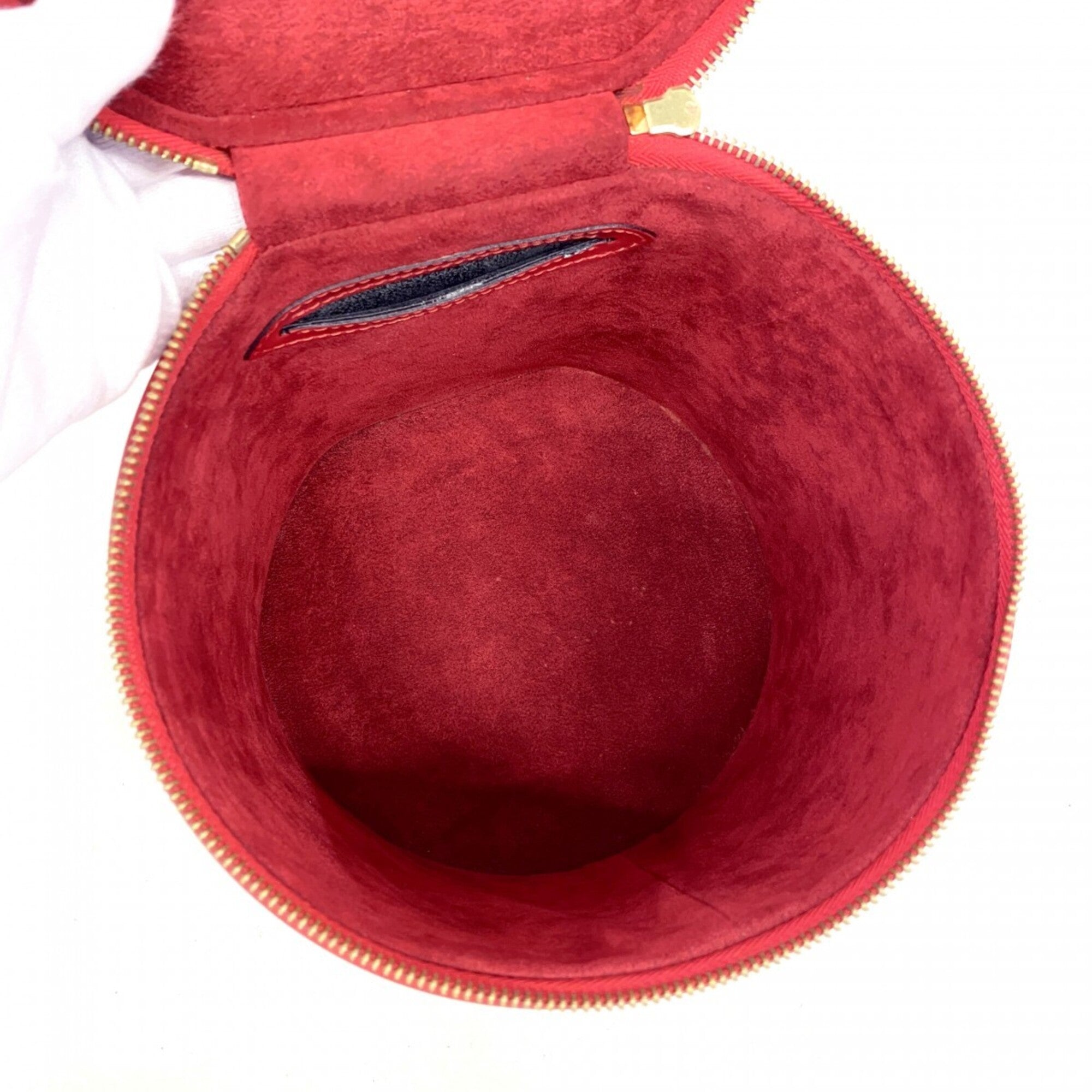 Louis Vuitton Castilian Red Handbag (Pre-Owned)