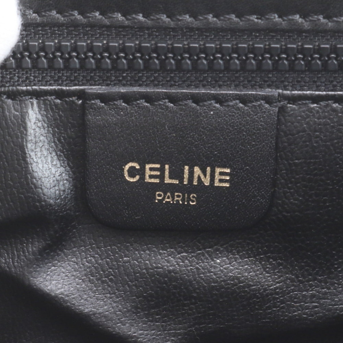 Celine Black Brown Leather Crossbody Bag Shoulder Bag (Pre-Owned)