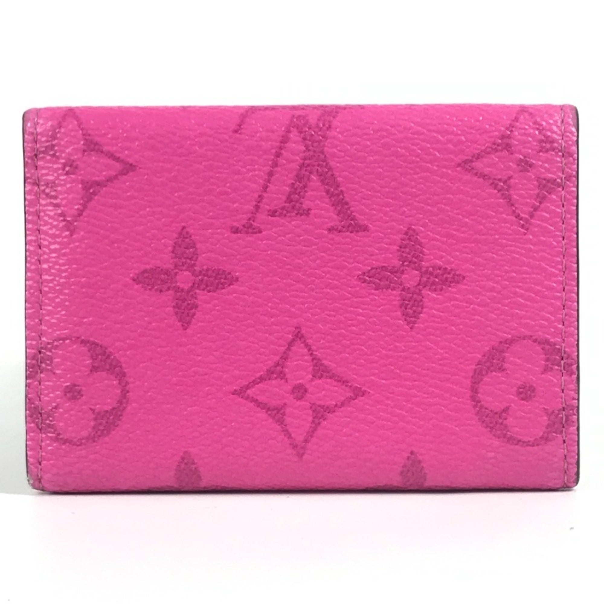 Louis Vuitton Pink Taigarama Wallet (Tri-Fold) (Pre-Owned)