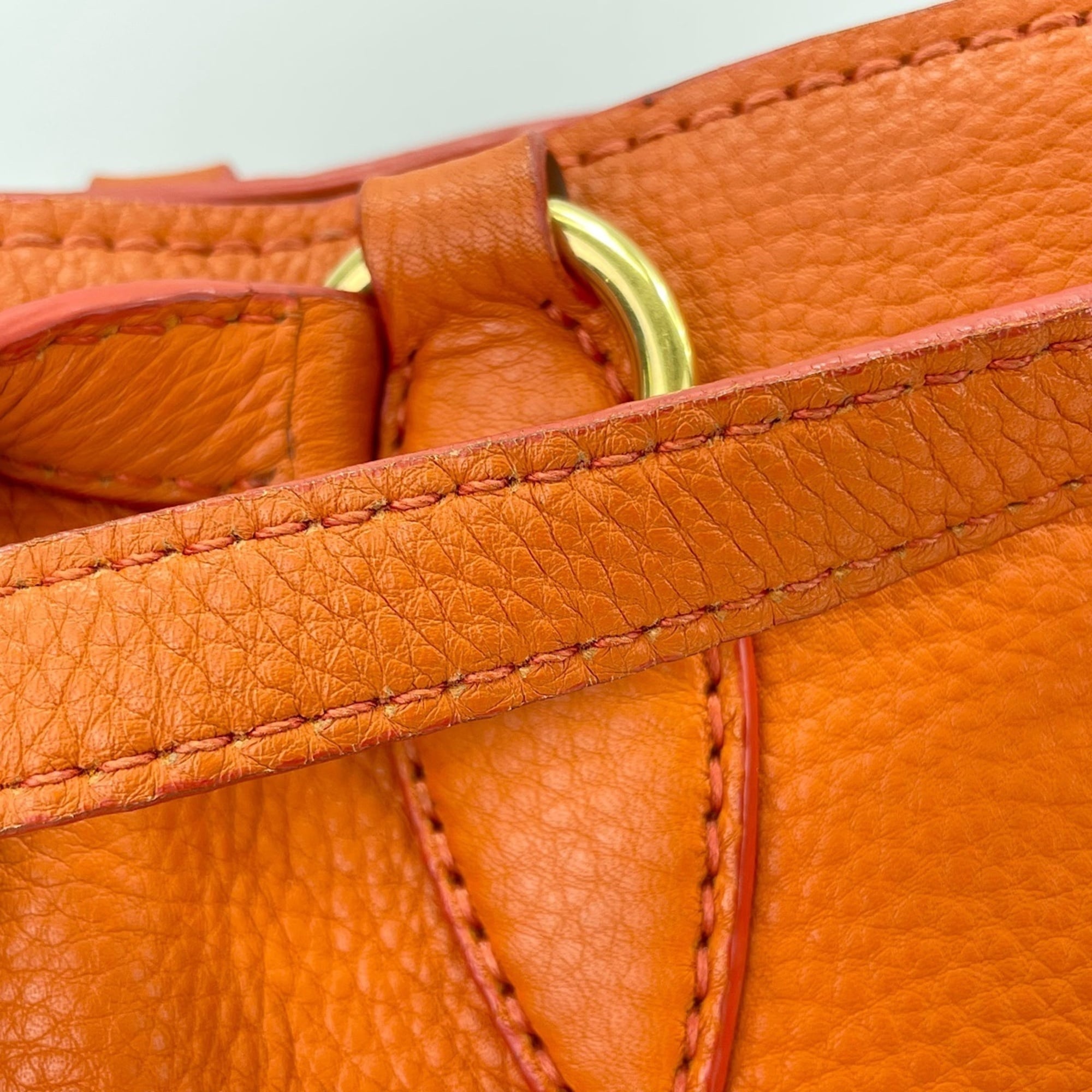 Miu Miu Orange Handbag Shoulder Bag (Pre-Owned)