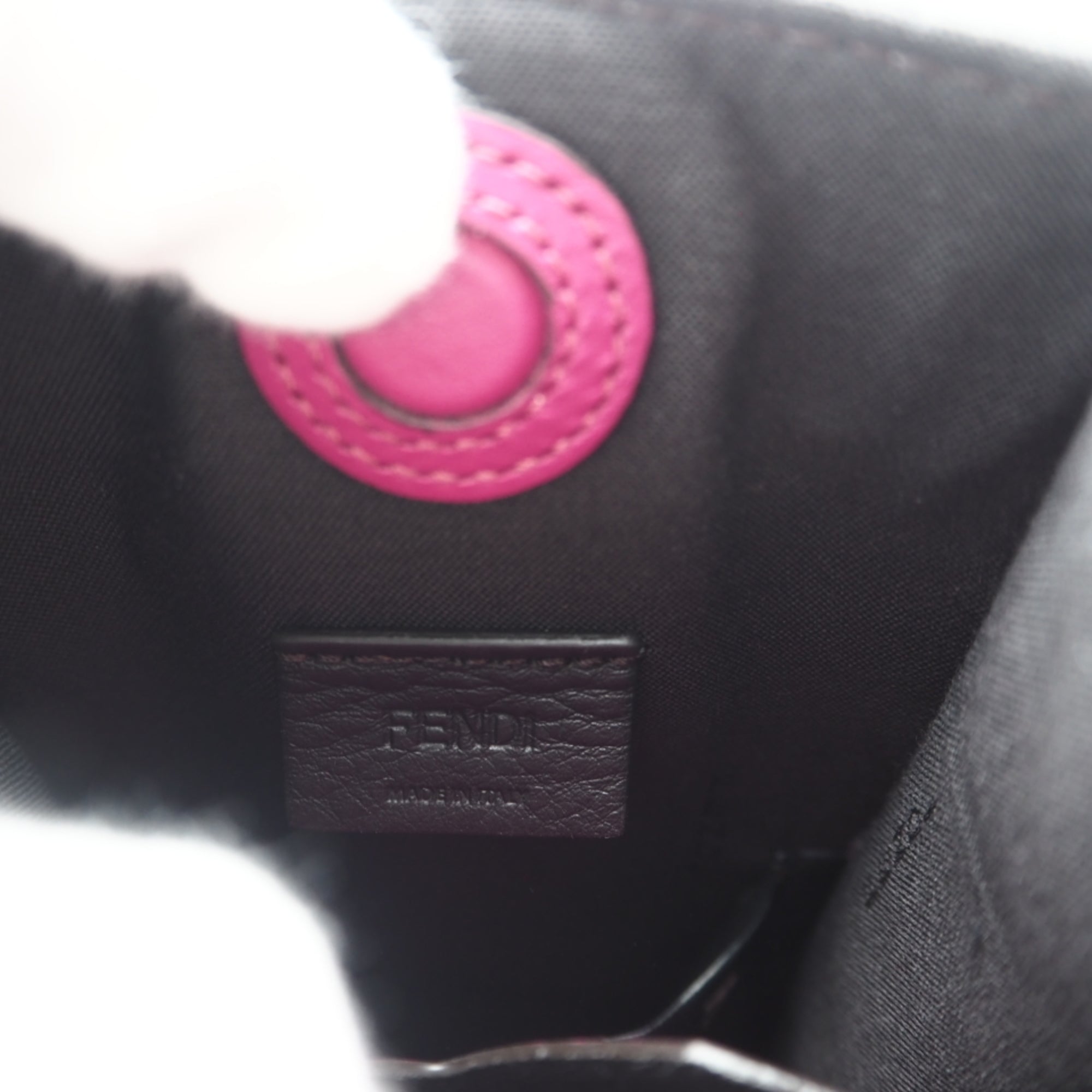 Fendi Pink Leather Phone Wallet (Pre-Owned)