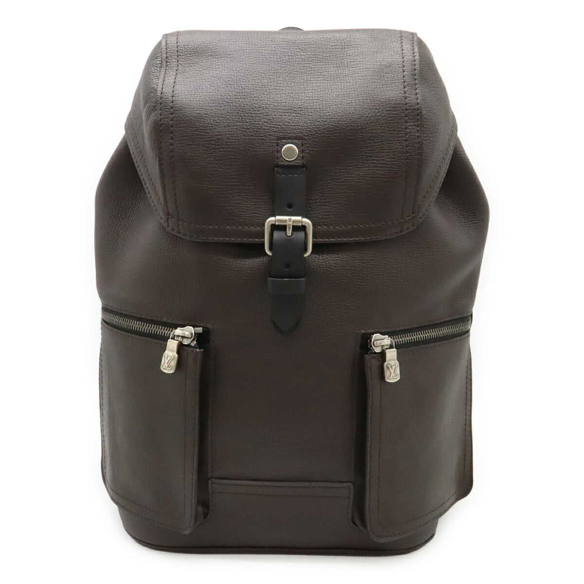 Louis Vuitton Marron Utah Leather Backpack (Pre-Owned)