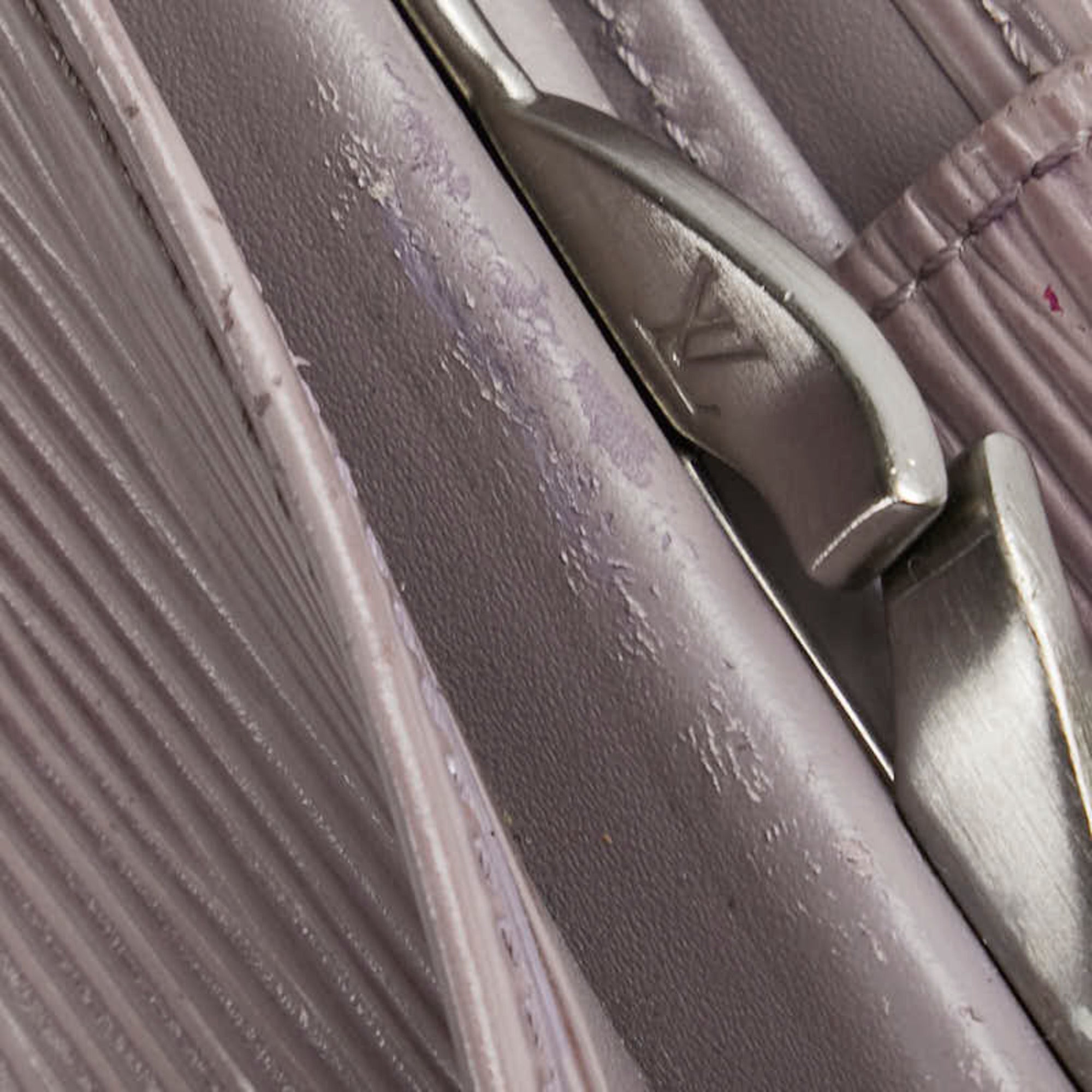 Louis Vuitton Epi Purple Leather Wallet (Bi-Fold) (Pre-Owned)