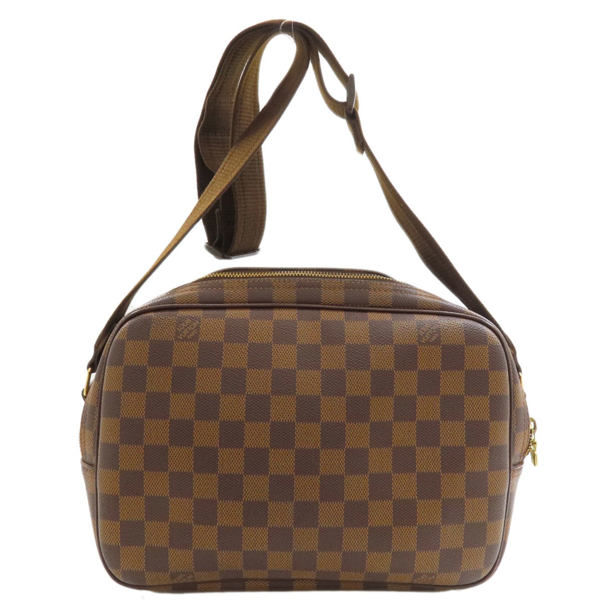 Louis Vuitton Damier Canvas Ebene Damier Canvas Shoulder Bag (Pre-Owned)