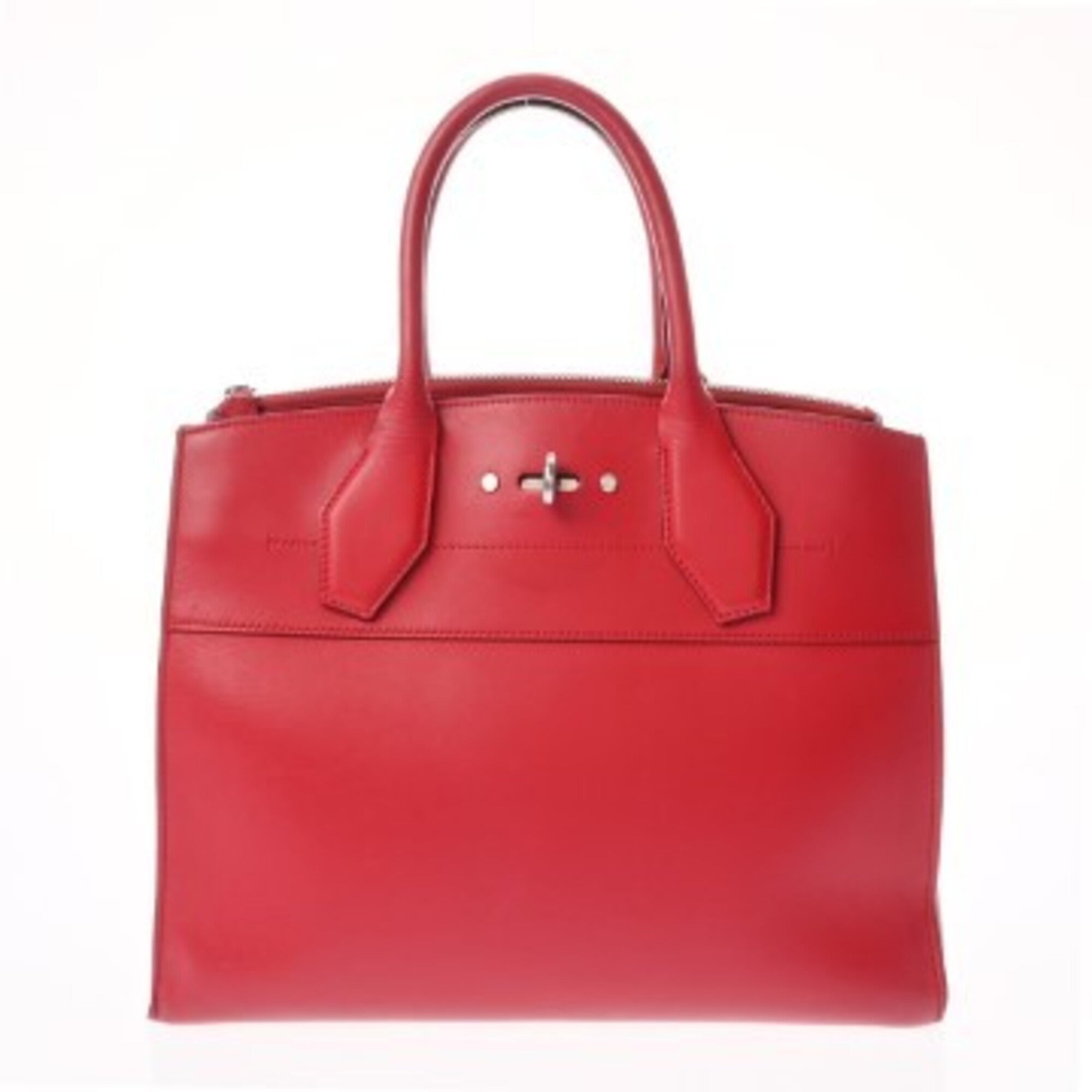 Louis Vuitton Ruby Leather Handbag (Pre-Owned)