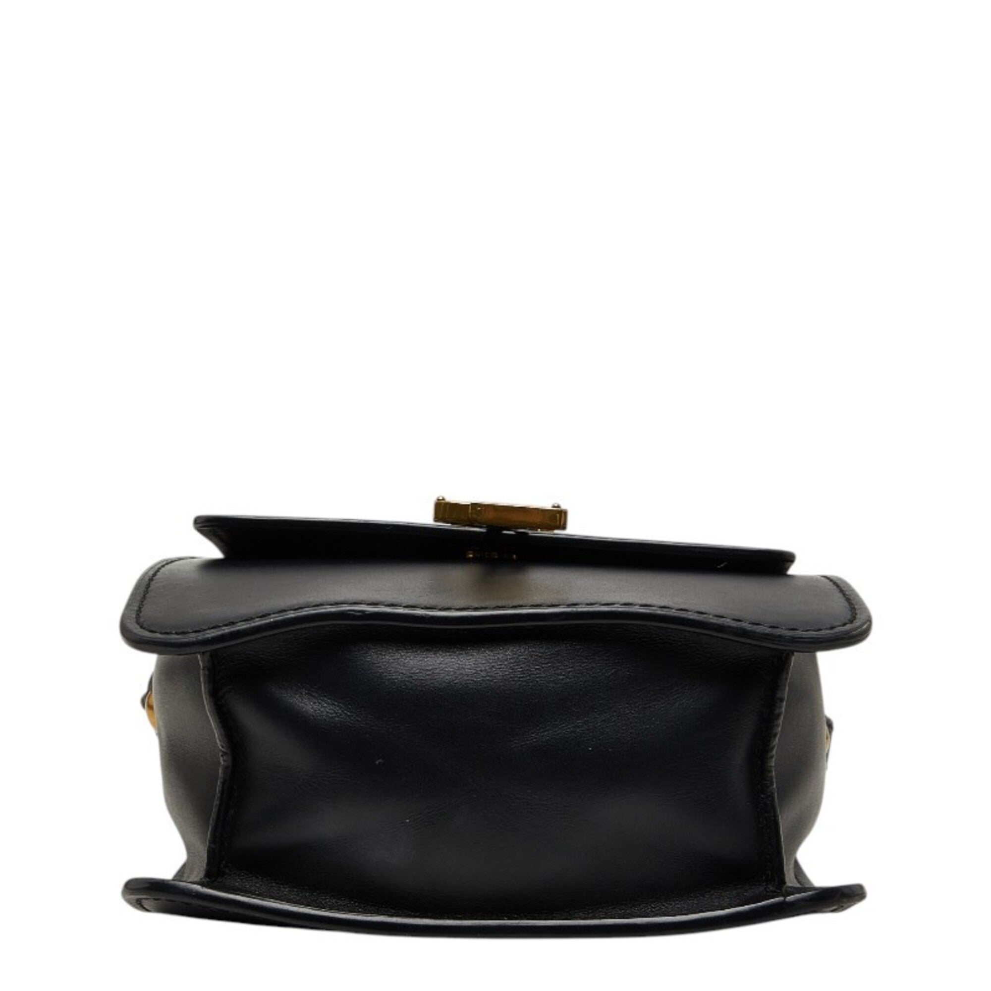 Saint Laurent Black Leather Shoulder Bag (Pre-Owned)