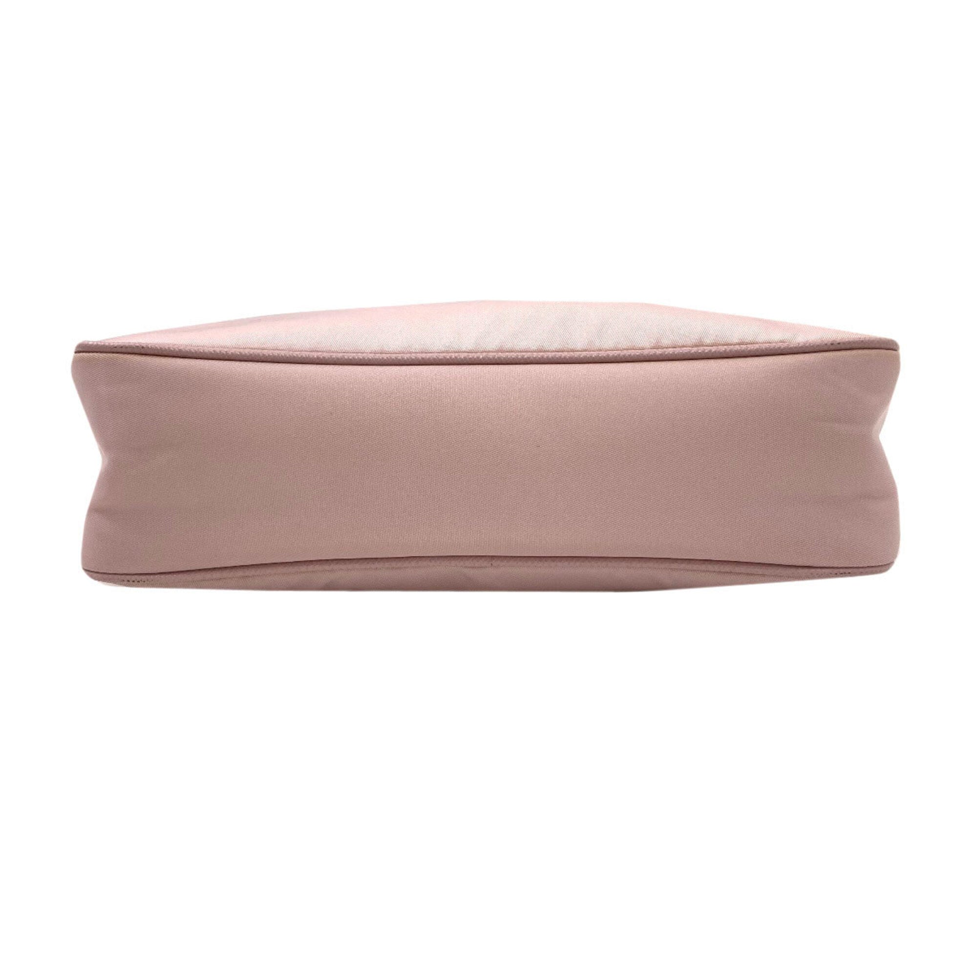 Prada Pink Nylon Pouch Shoulder Bag (Pre-Owned)