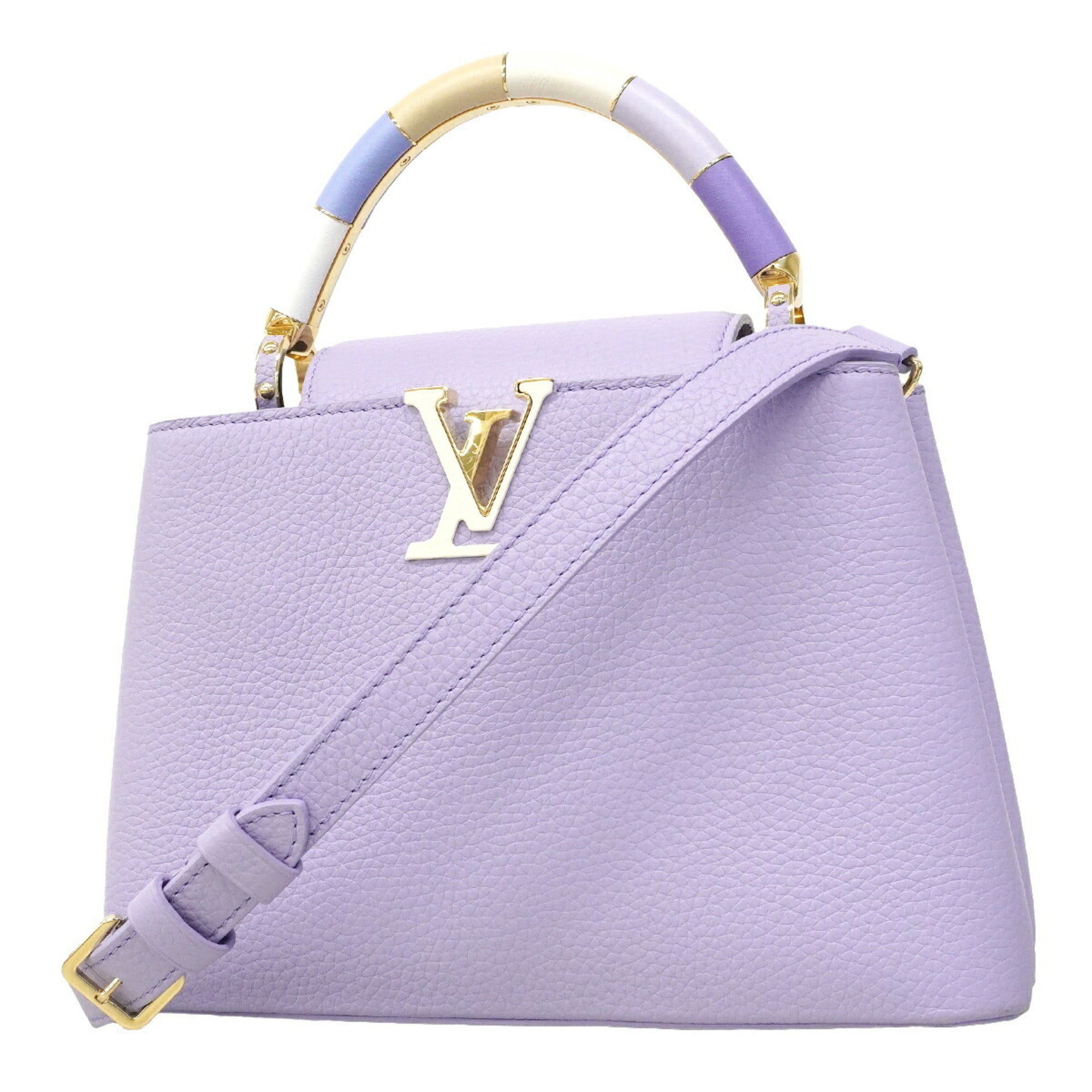 Louis Vuitton Purple Handbag (Pre-Owned)