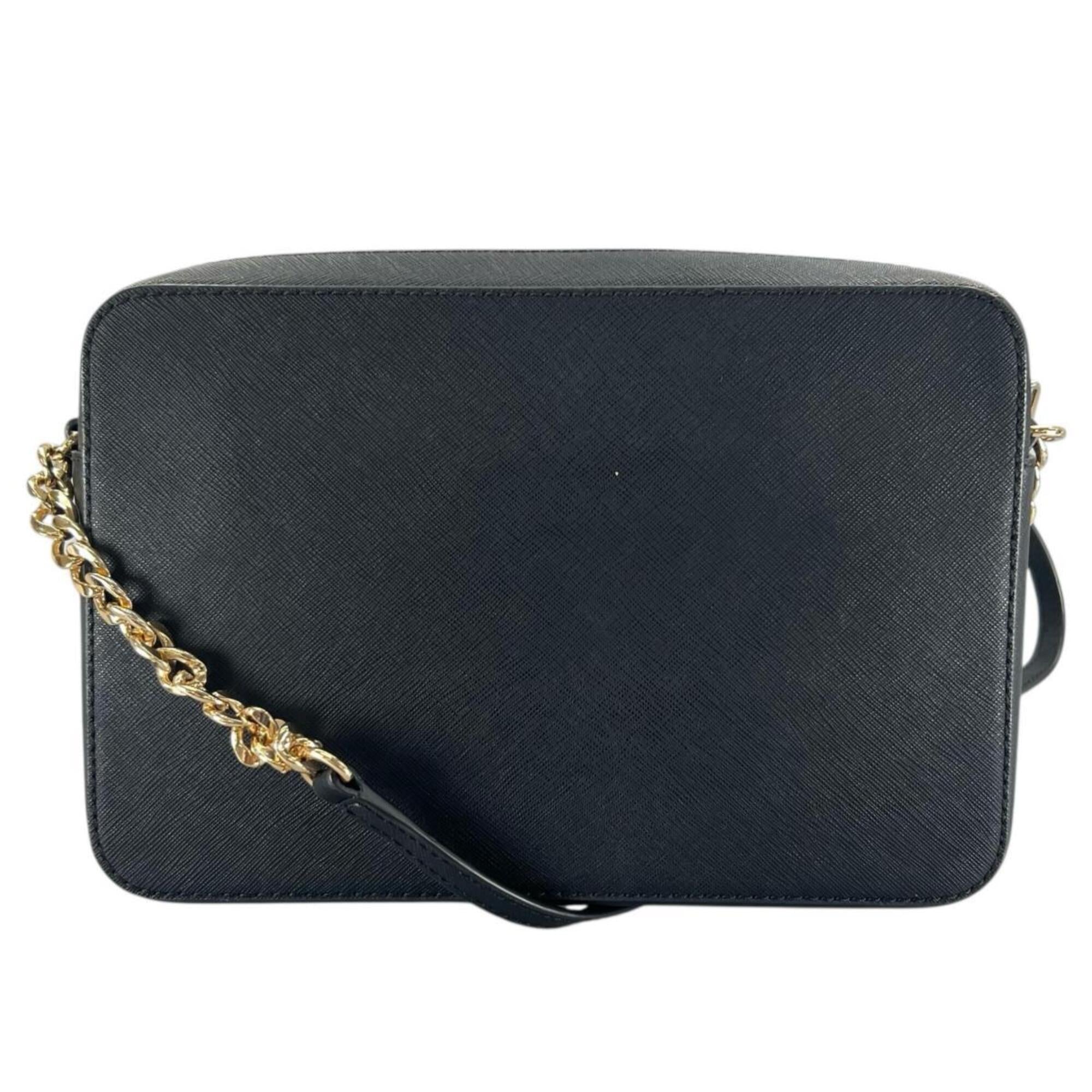 Michael Kors Black Leather Shoulder Bag (Pre-Owned)