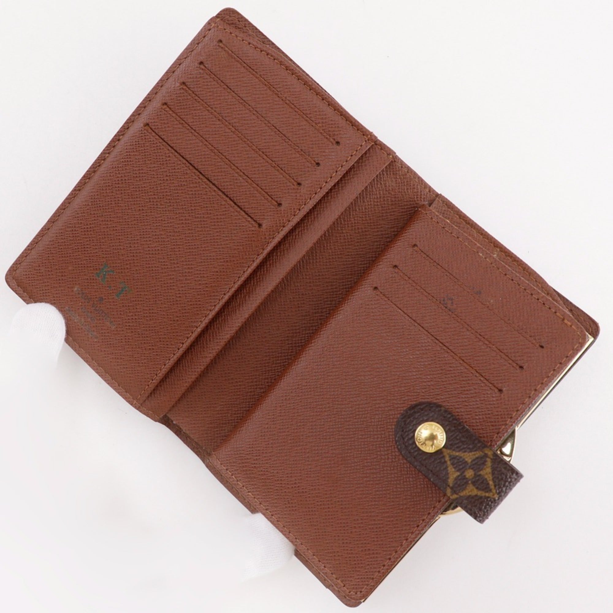 Louis Vuitton Brown Monogram Canvas Wallet (Bi-Fold) (Pre-Owned)