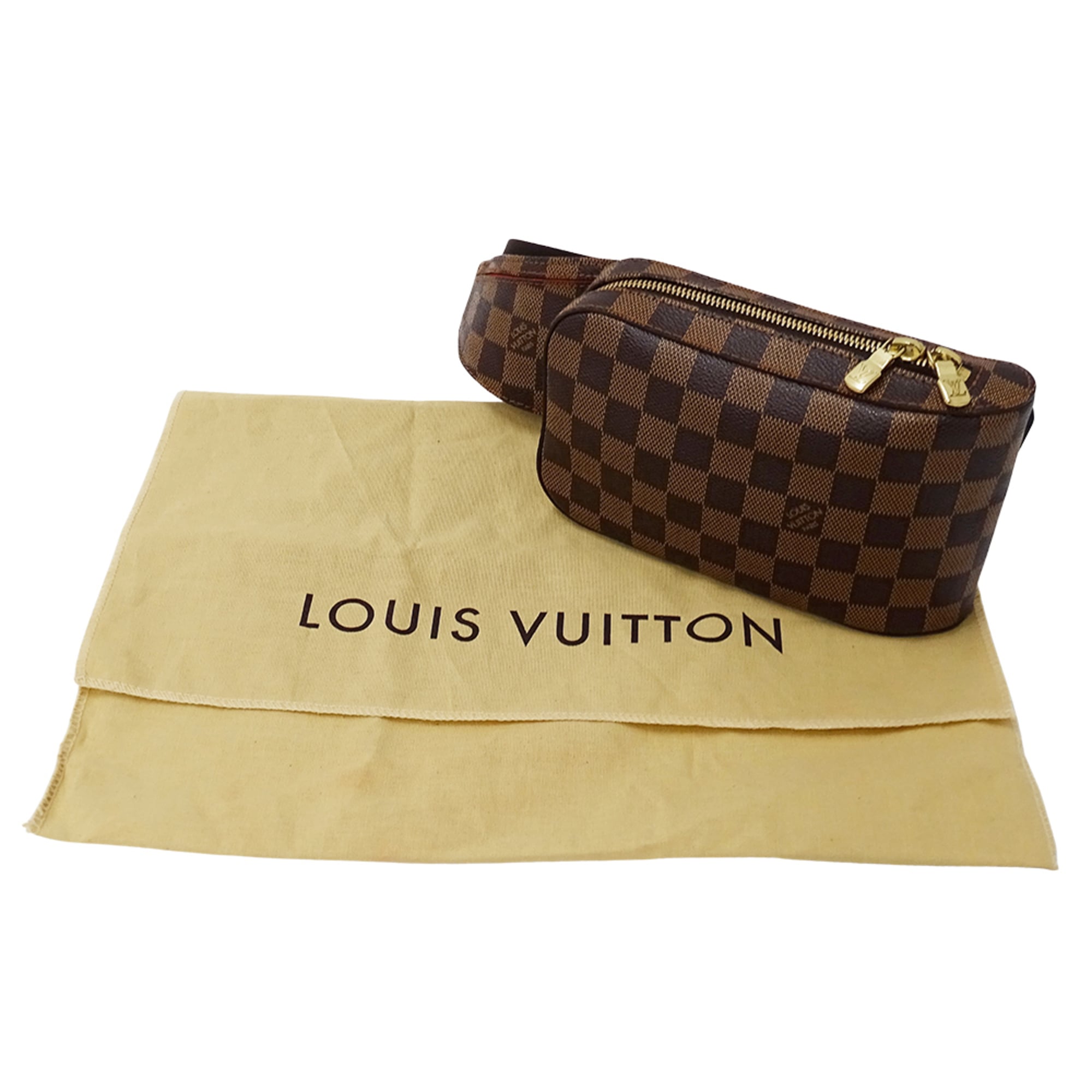 Louis Vuitton Damier Damier Canvas Ebene Damier Canvas Handbag Sling Bag (Pre-Owned)