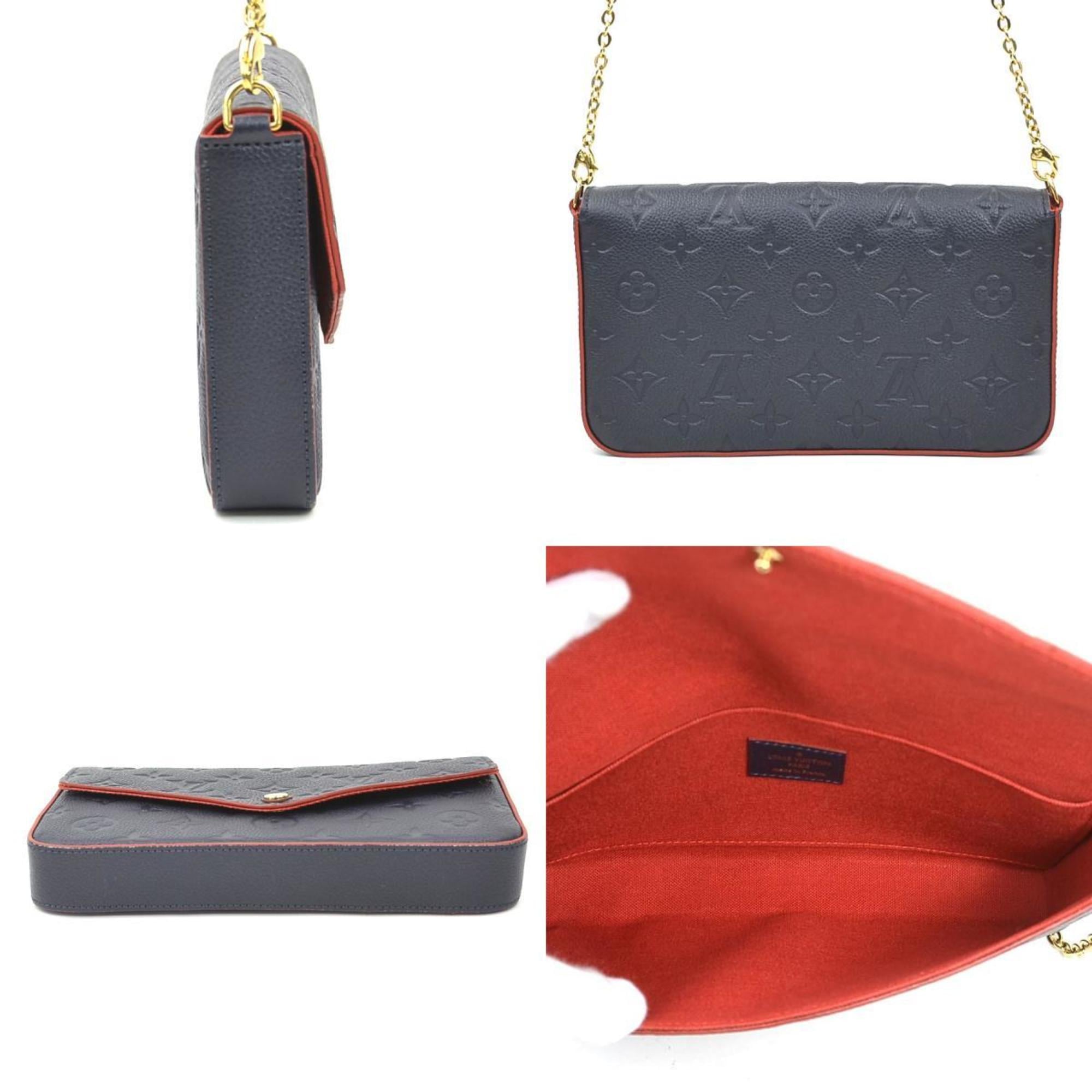Louis Vuitton Navy Monogram Empreinte Pochette Shoulder Bag (Pre-Owned)