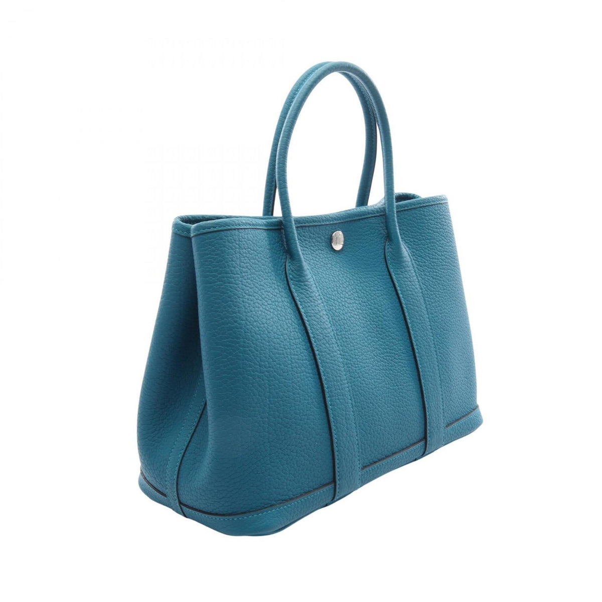 Hermes Green Negonda Leather Handbag Tote Bag (Pre-Owned)