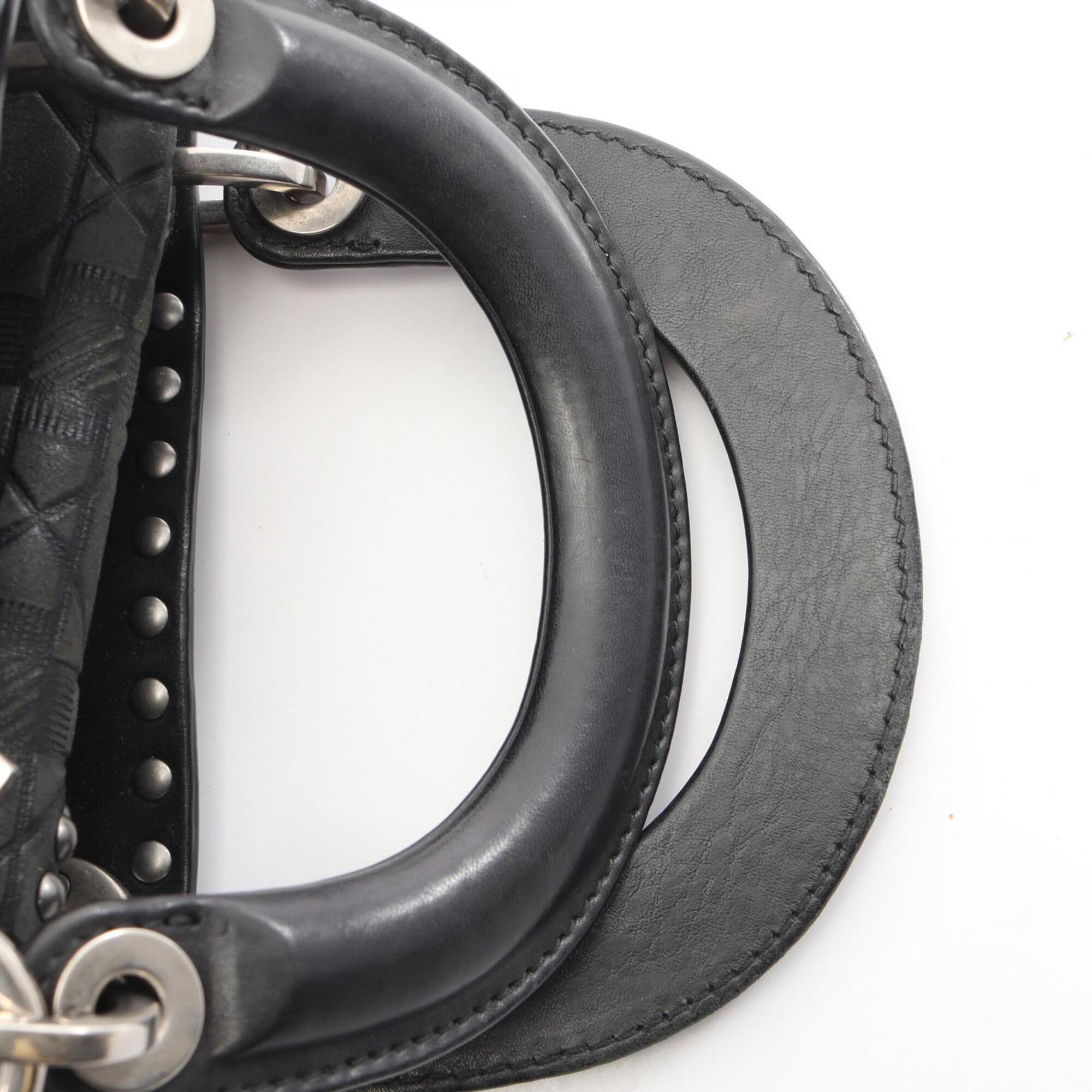 Christian Dior Black Leather Handbag (Pre-Owned)