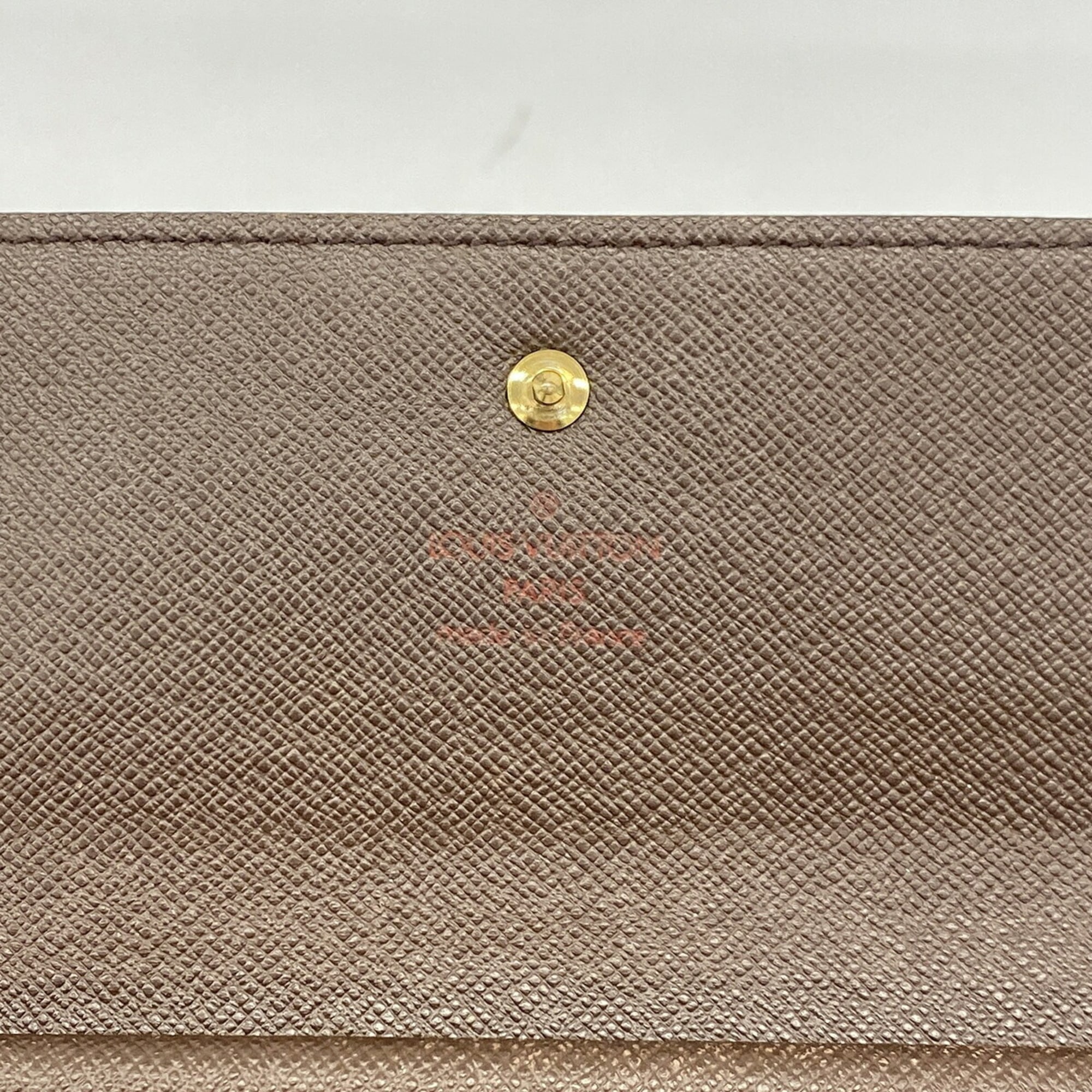 Louis Vuitton Ebene Long Wallet (Tri-Fold) (Pre-Owned)