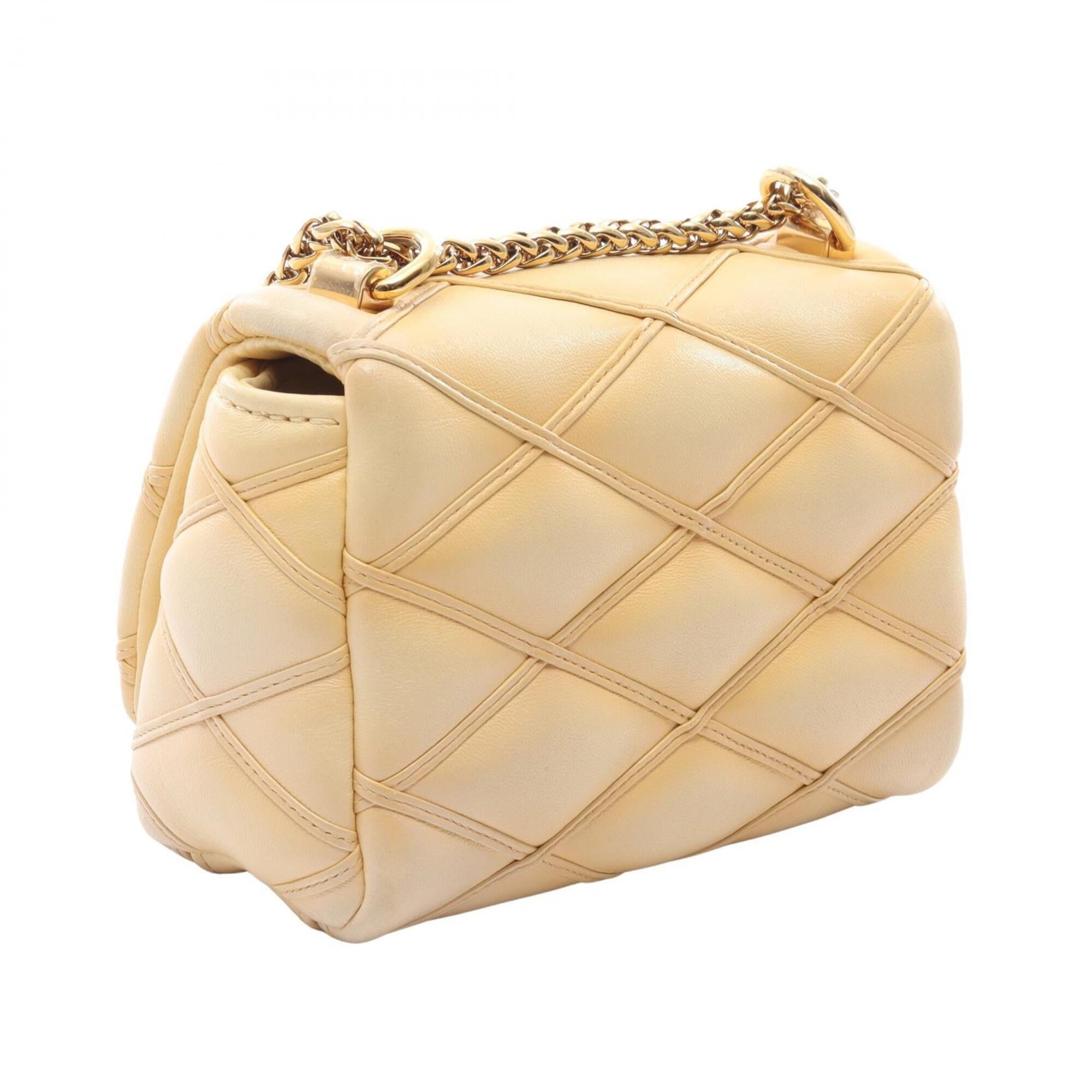Louis Vuitton Yellow Leather Handbag Shoulder Bag (Pre-Owned)