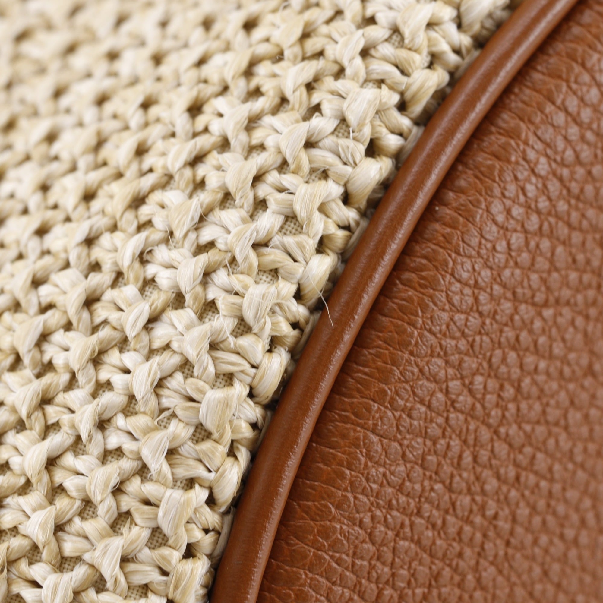 Louis Vuitton Beige Raffia Tote Bag (Pre-Owned)