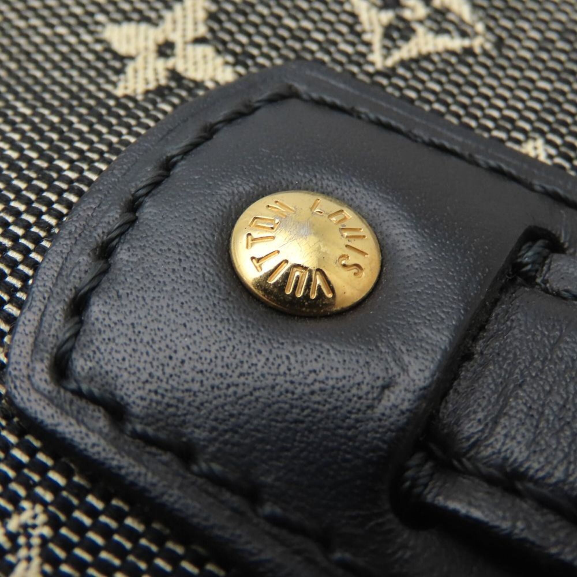 Louis Vuitton Noir Monogram Mini Canvas Leather Shoulder Bag (Pre-Owned)