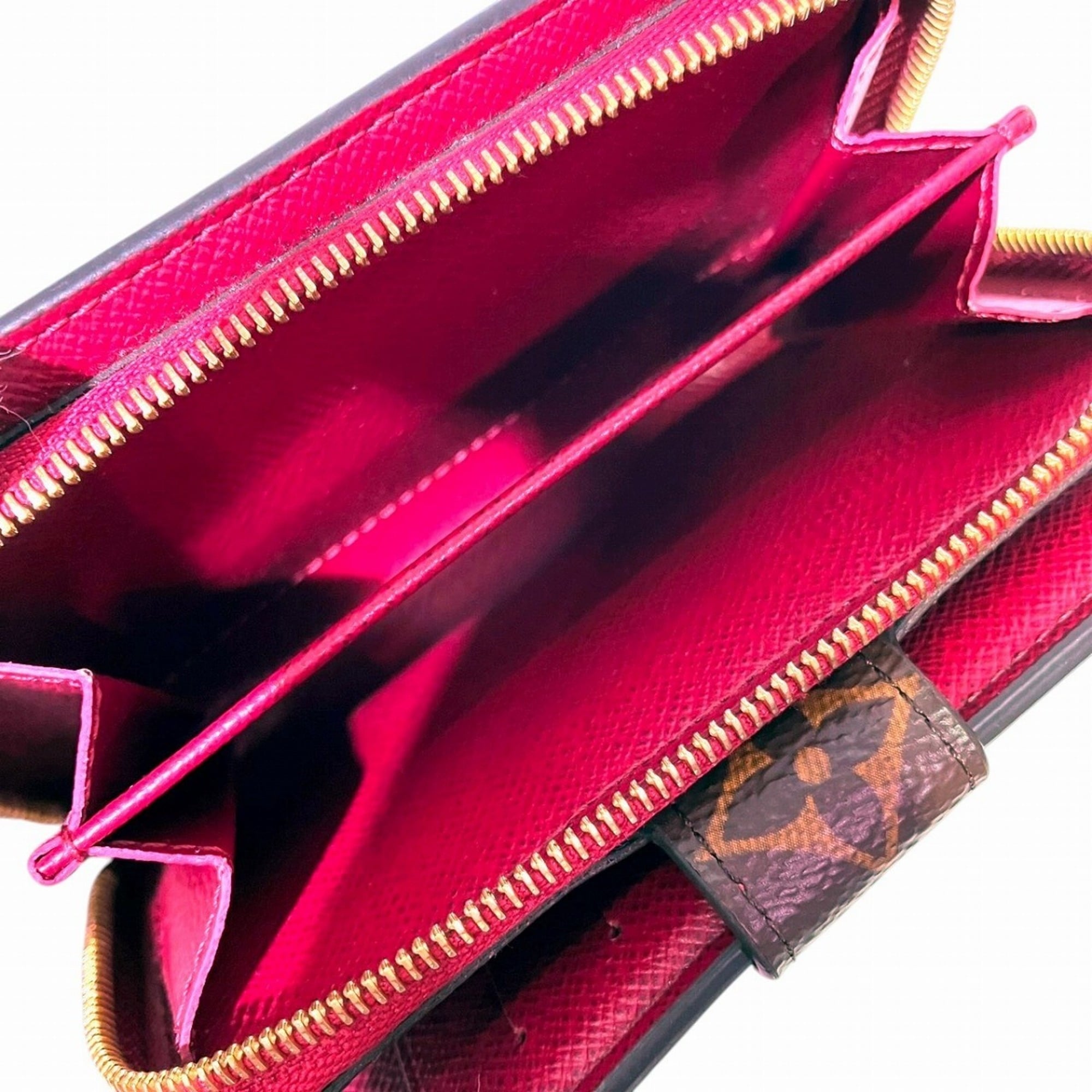 Louis Vuitton Bordeaux Brown Monogram Wallet (Bi-Fold) (Pre-Owned)